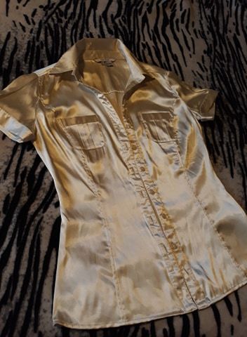 ZARA Нови  Ризи в бежаво и черно