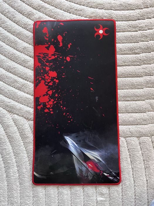 Mouse Pad MYRIA MG7701, negru/rosu