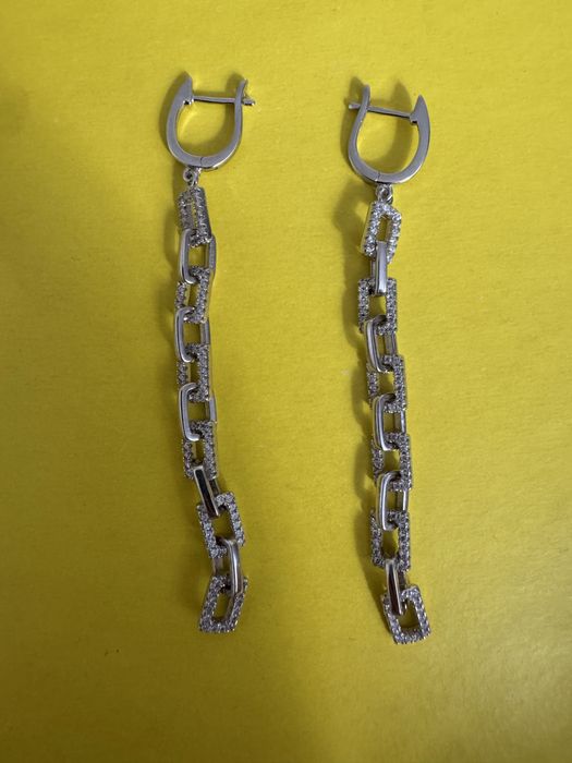 Продам серьги серебряные