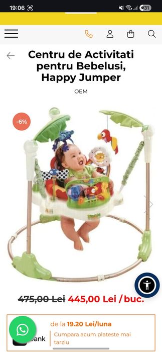 Vand Jumper bebeluși