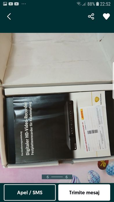 Vând decodor cablu compatibil digi