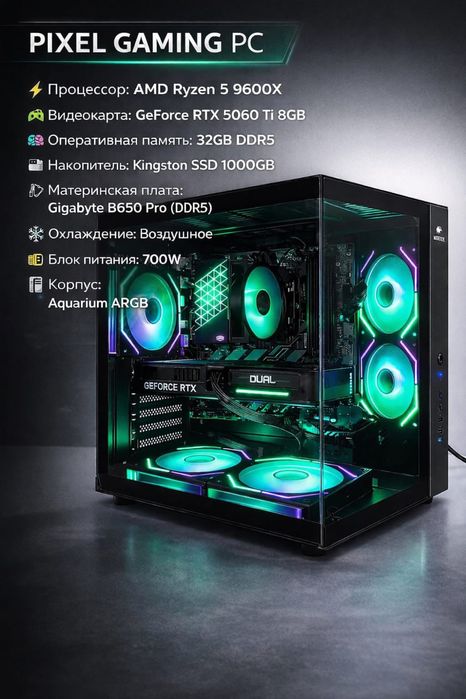 Системный блок Pixel gaming PC