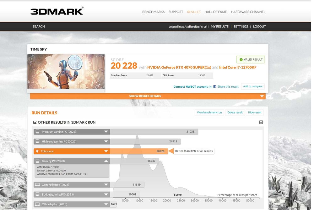 PC i7 RTX 4070 SUPER 32GB DDR4 3200MHz NVMe 512GB PCIE