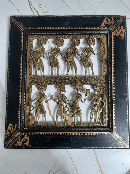 Антиквариат   Барельеф  из   бронза.