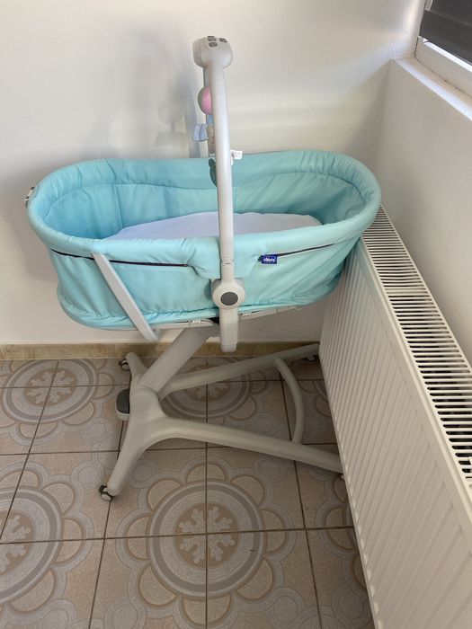 Patut / cosulet multifunctional Chicco, 4 in 1, reglabil, pe roti