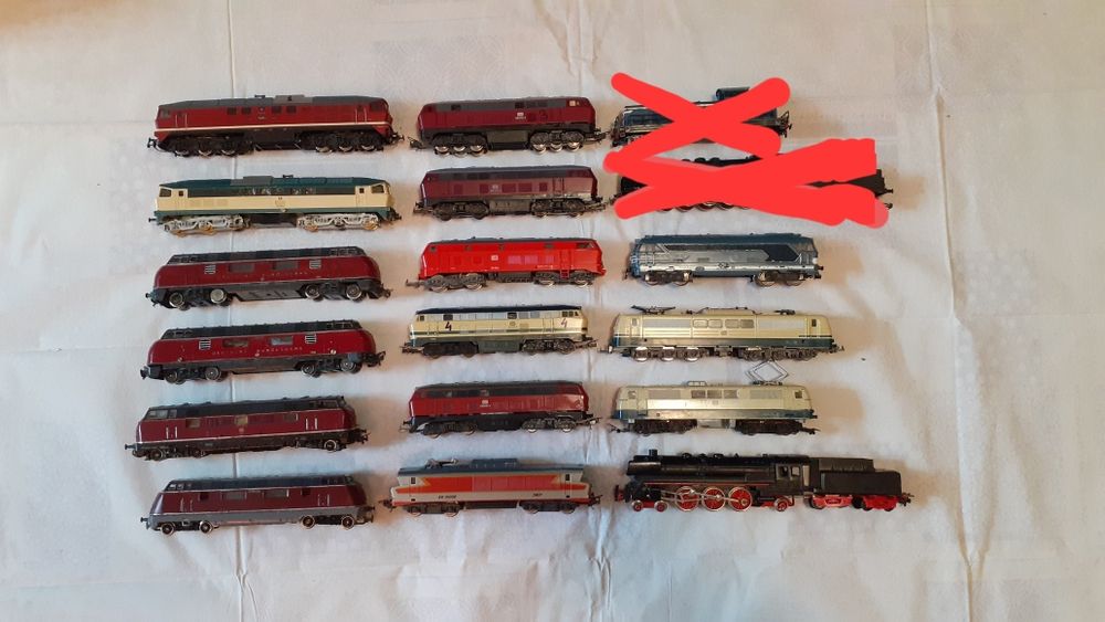 Locomotive trenulet electric scara HO