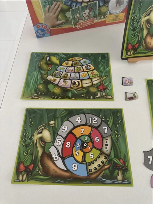 Joc magnetic sa invatam numerele,litere si culorile.