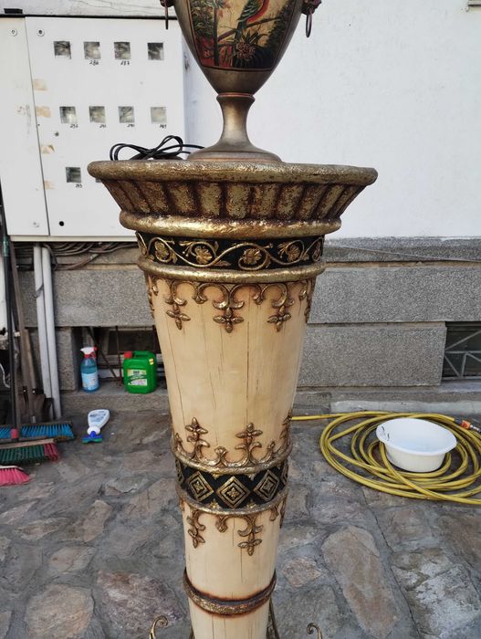 Декоративна колона - рог комплект с лампа