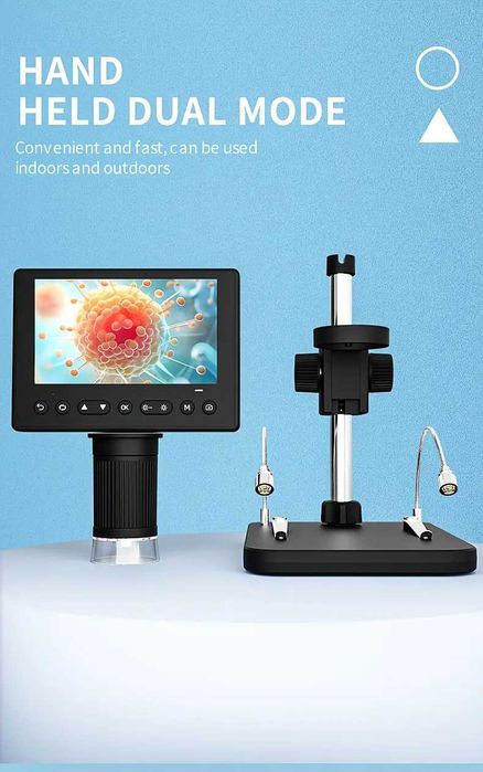 Цифров микроскоп 4.5 Inch дисплей електронен микроскоп електроника