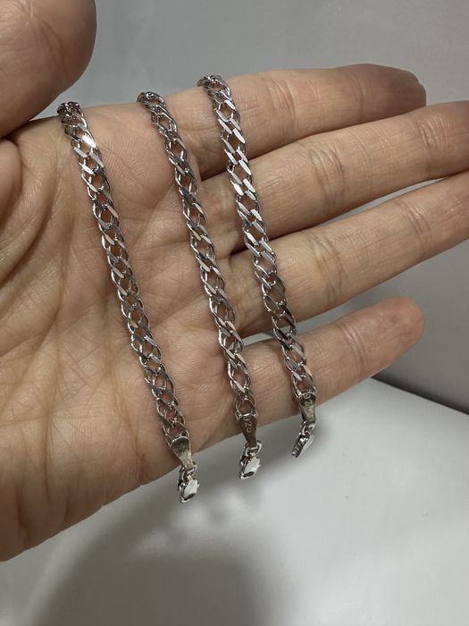 Серебряный мужской браслет. Серебро 925. Производство Италия Турция.