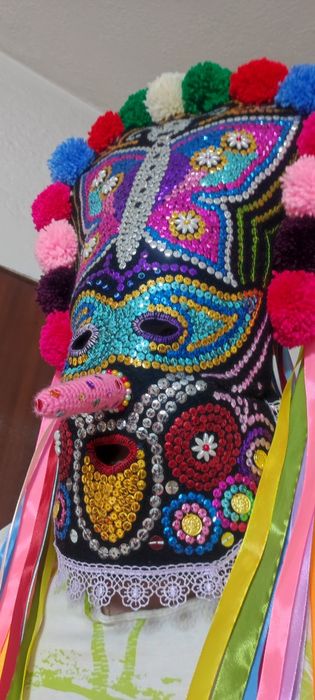 Кукерска маска, гугла,капашон, нова, новодел