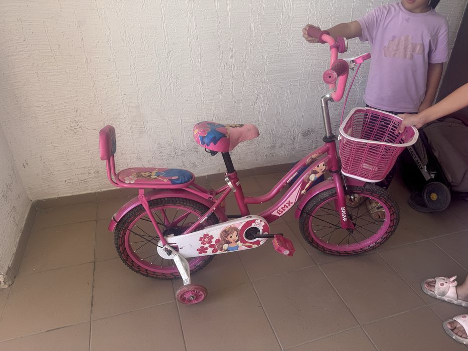 Велосипед кыздарга 4-5-6 жас