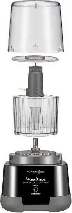 Moulinex La Moulinette Ultimate, Електрически чопър, 350г/550мл 1000W