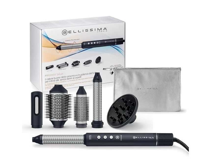 Bellissima Imetec Prodigy Deluxe 6в1 Сешоар стайлер с горещ въздух
