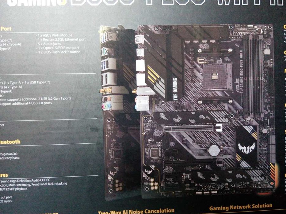ASUS B550 Plus Wi-Fi II мощная  плата для AMD AM4