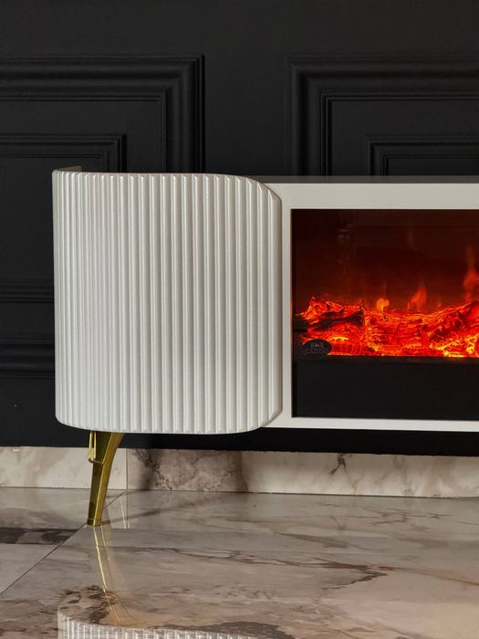 Электрокамин под ТВ