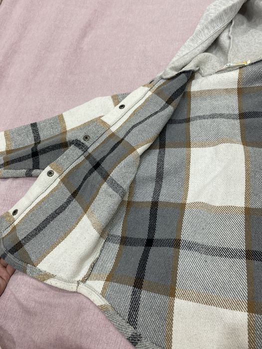 Тёплый свитер-рубашка, клетчатое. Торг есть