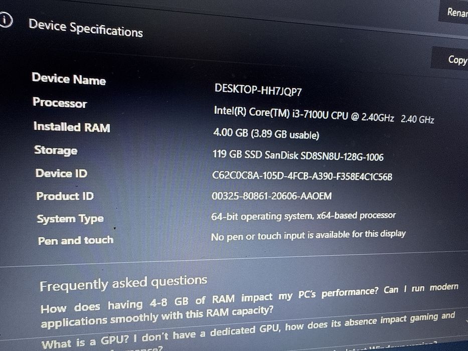 Hp ProBook 430 G4 - laptop tester auto