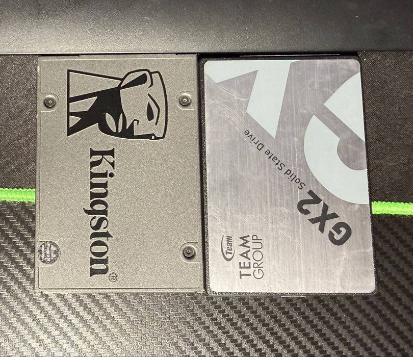 SSD Kingstone и TeamGroup 250GB