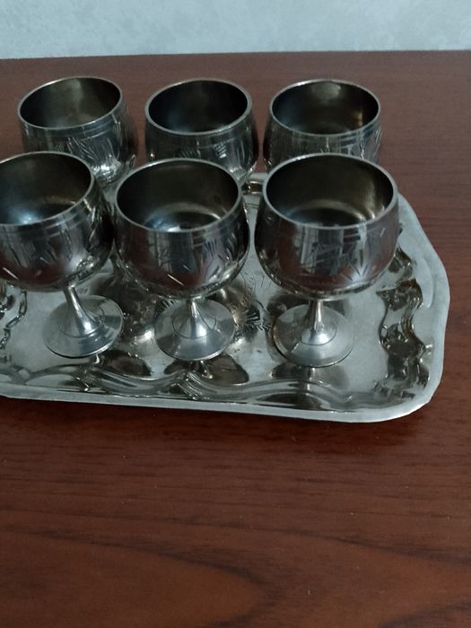 Рюмки мельхиоровые