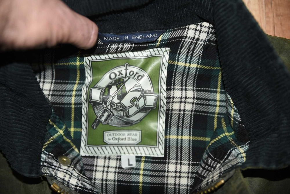 Oxford Wax оригинален ловен елек, ваксиран  размер L Made in England