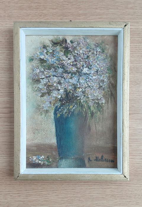 Tablou natura moarta - vaza cu flori