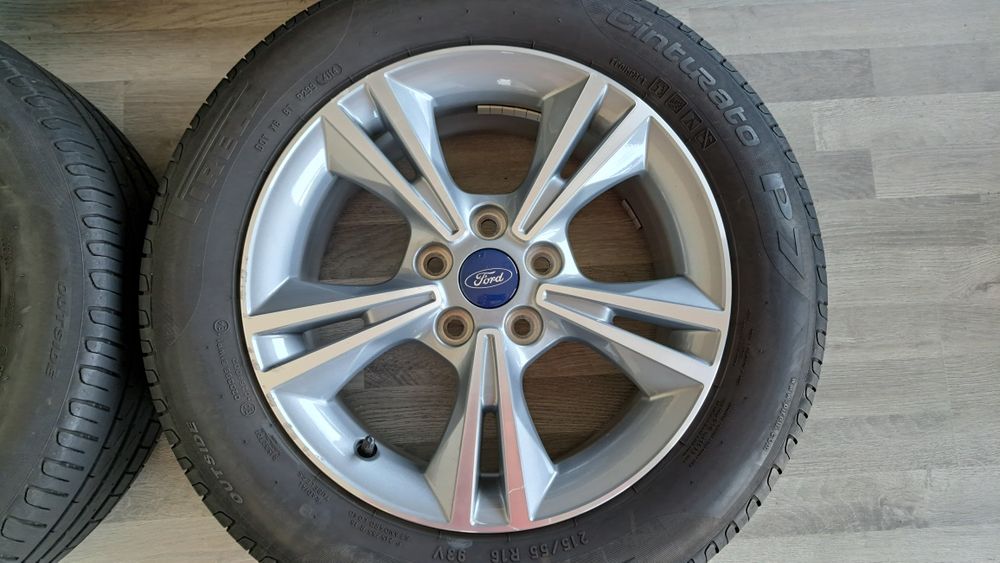 Оригинални джанти 16 цола 5х108 за Форд Фокус с летни гуми 215/55/16