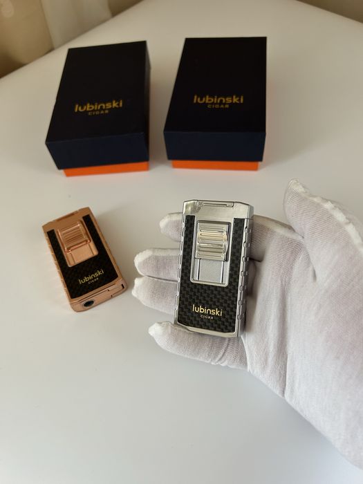 Запалка Lubinski с двоен пламък и вграден пънч