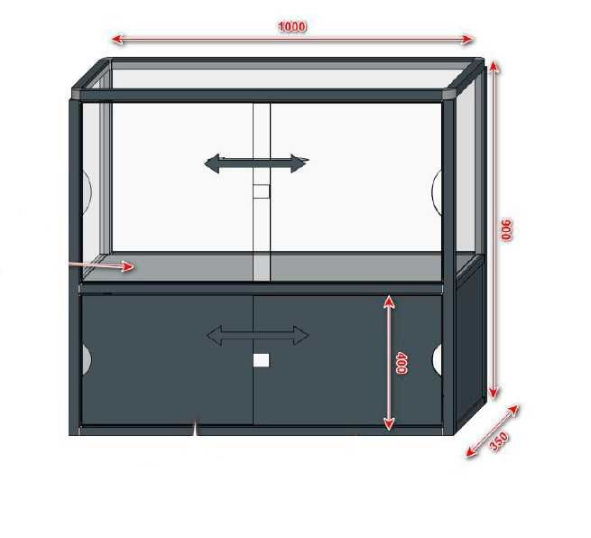 Витрины стеклянные для товара