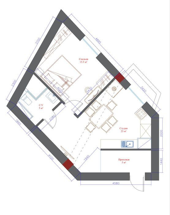 Аренда квартиры!  Адрес: метро Буюк ипак йули