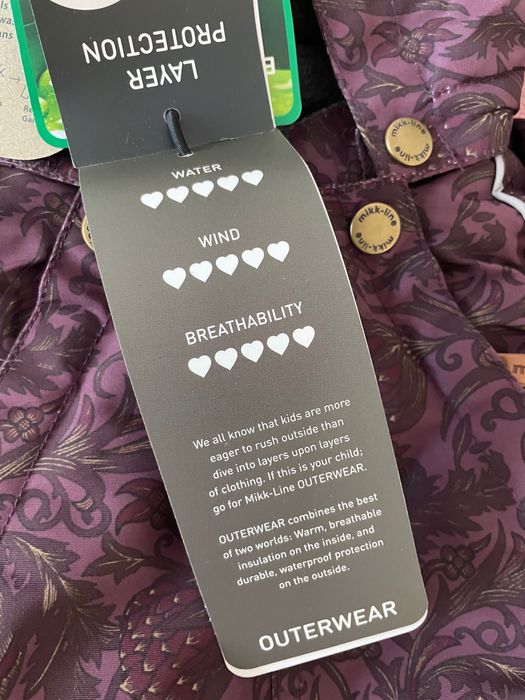 Детски нов зимен гащеризон за ски и сняг Mikk-Line 104/110