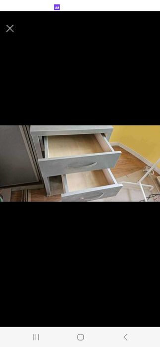 Шкаф с чекмеджета 86 / 58 / 75.5 (височина / ширина / дълбочина в см)