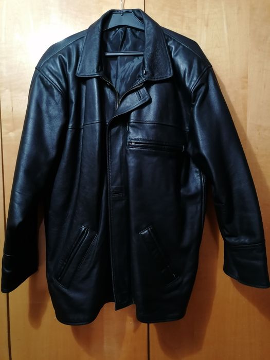 Geaca din piele de vitel - NOUA, marimea XL