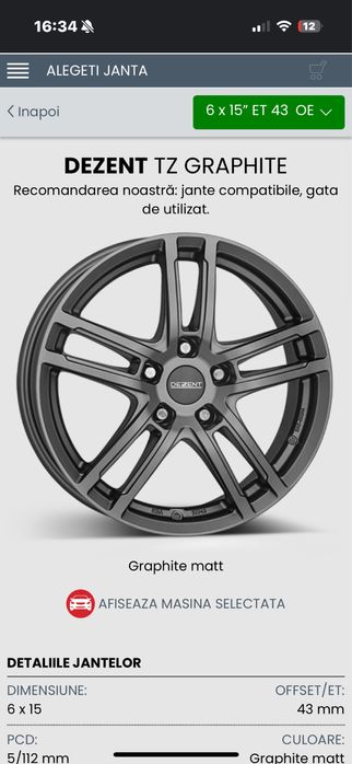 Jante Dezent TZ GRAPHITE