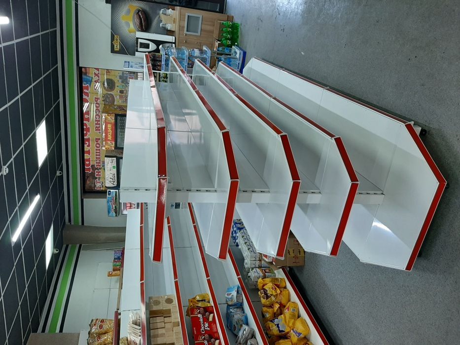 Торговое оборудование полка прилавка хлебница и конфетница и овощной