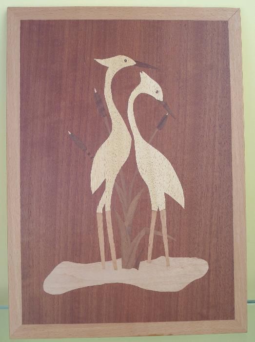 Интарзия от естествен фурнир