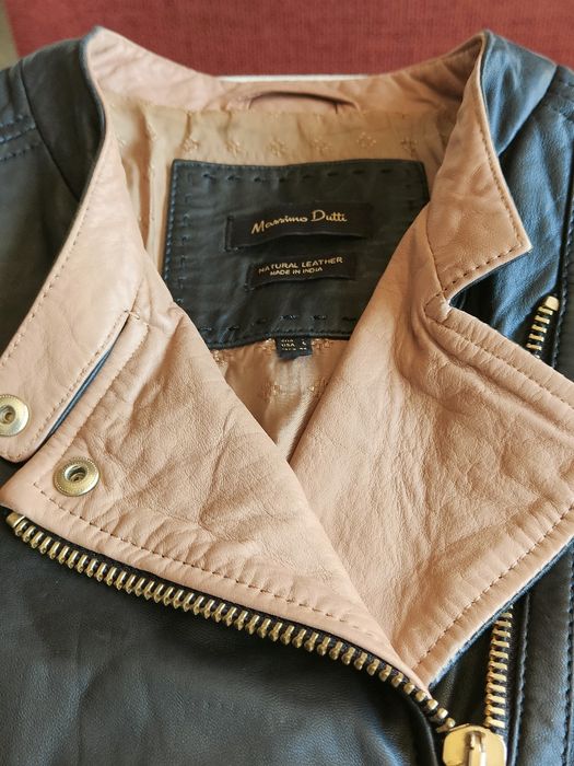 Geacă damă piele Massimo Dutti originală