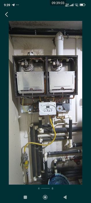 Профилактика котлов. Сантехнические работы