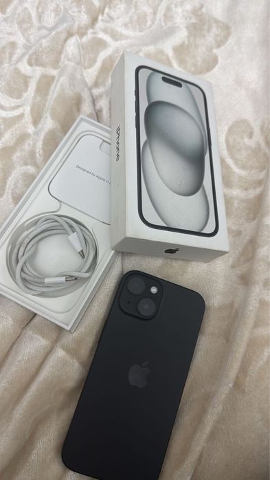 Айфон 15 Новый 256GB 3-ай қолданылған!