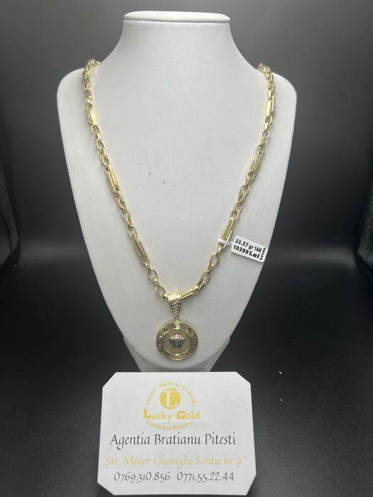 Lant aur 14k 23,57 gr lungime 60 cm cod 23634