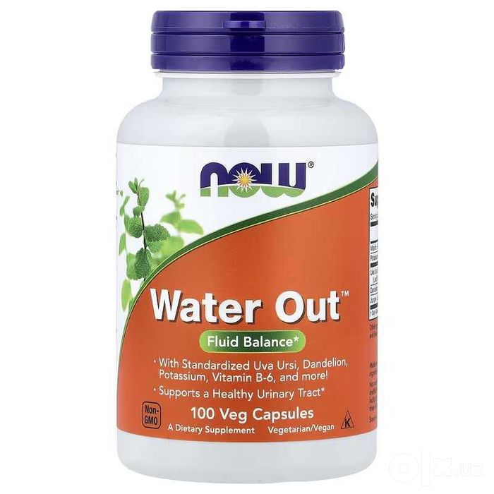NOW Foods Water Out 100 растительных капсул
