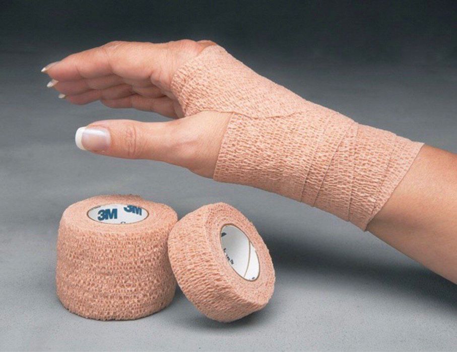 Эластичный тейп гофрированный