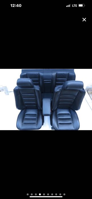 Седалки , кожен салон за Mercedes W124 Sportine