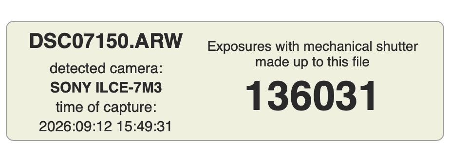 Sony a7 III 136k cadre