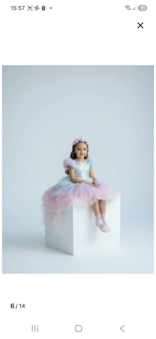 Праздничное платье для девочки от Lelukids