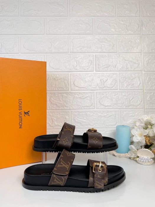 Papuci Louis Vuitton Piele Naturala