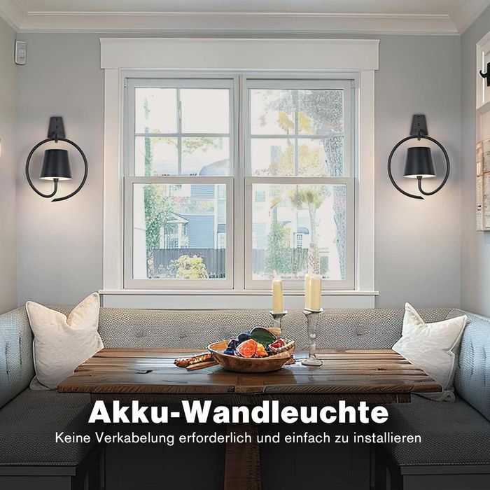 Faithorse Стенна лампа за вътрешна употреба, пакет от 2, RGB