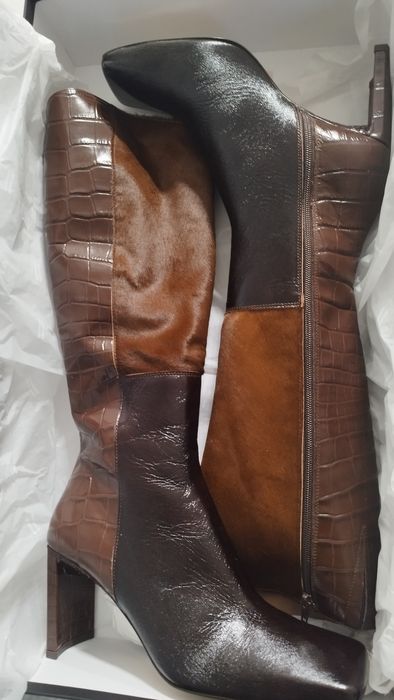 Кафяви ботуши MIISTA 39 номер