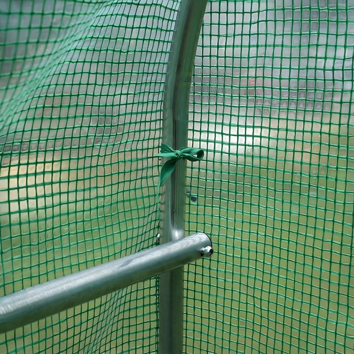 Резервно покривало за оранжерия 3x2x2м – Армирано UV , с цип и прозорц