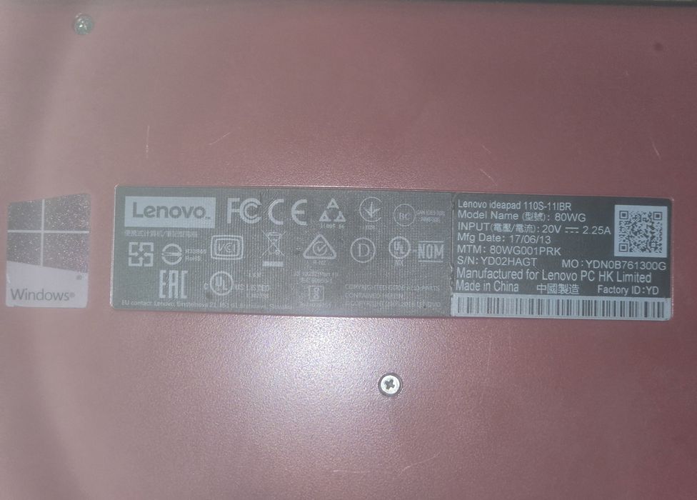 Нетбук  Lenovo  LAPTOP-9M7HONM